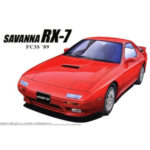(預購) AOSHIMA 青島 1/24 #64 馬自達 Savanna FC3S RX-7 "89 組裝模型 20260707 AOSHIMA 青島 1/24 #64 馬自達 Savanna FC3S RX-7 "89 組裝模型
