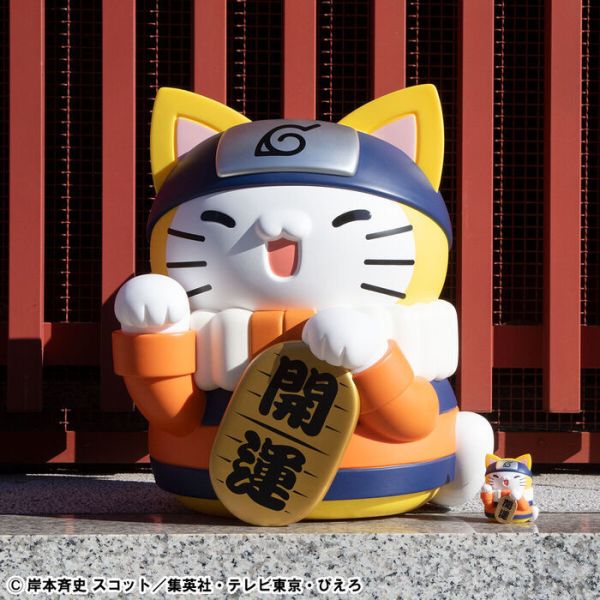 MegaHouse M.C.P 火影忍者 火影忍者喵 喵影忍者 鳴人喵 特大招財貓 MegaHouse M.C.P 火影忍者 火影忍者喵 喵影忍者 鳴人喵 特大招財貓