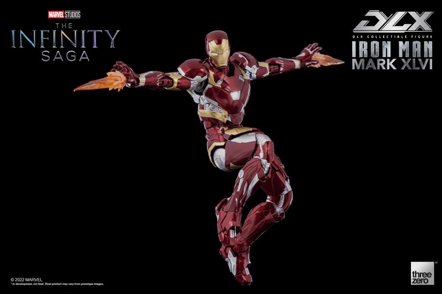 threezero DLX 漫威 MARVEL 鋼鐵人 Mark46 可動完成品 threezero,DLX,漫威,MARVEL,鋼鐵人,Mark46,可動完成品,