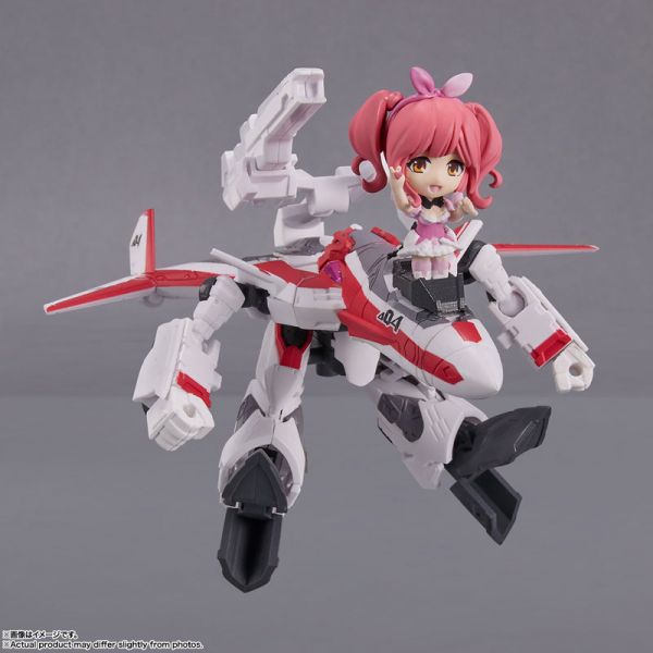 BANDAI TINY SESSION 超時空要塞Delta VF-31C 齊格菲 米拉潔機＆瑪基娜 BANDAI TINY SESSION 超時空要塞Delta VF-31C 齊格菲 米拉潔機＆瑪基娜