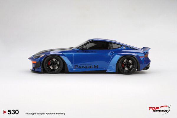 TOPSPEED 1/18 日產 Nissan Z RZ34 Pandem Seiran Blue TS0530 TOPSPEED 1/18 日產 Nissan Z RZ34 Pandem Seiran Blue TS0530