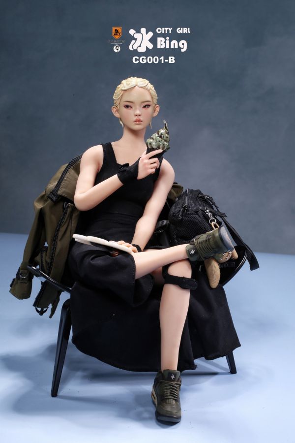 Mr.Z 1/6 模型工作室城市系列第一彈 城市少女 CG001-B 冰 可動完成品 Mr.Z 1/6 模型工作室城市系列第一彈 城市少女 CG001-B 冰 可動完成品