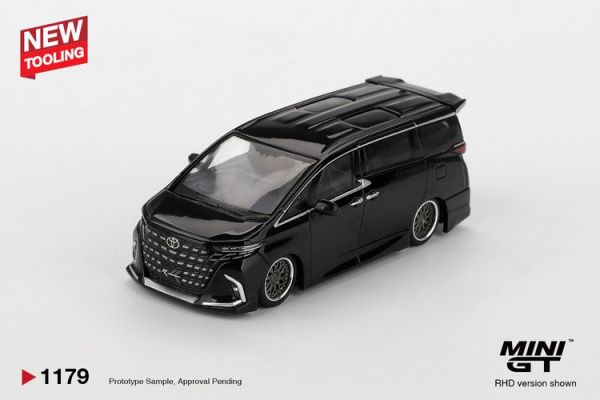 (預購) [吊卡版] MINIGT 1/64 豐田 Toyota Alphard 40 KUHL Black LHD MGT01179-BL 20260115 [吊卡版] MINIGT 1/64 豐田 Toyota Alphard 40 KUHL Black LHD MGT01179-BL