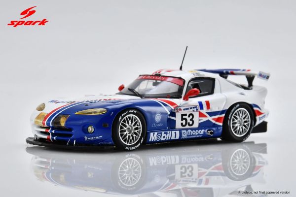 (預購) SPARK 1/43 Chrysler Viper GTS-R No.53 11th Le Mans 24H 1998 20261105 SPARK 1/43 Chrysler Viper GTS-R No.53 11th Le Mans 24H 1998