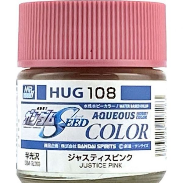 GSI 郡氏 水性漆 HUG-108 正義鋼彈專用粉色 半光澤 GSI,郡氏,水性漆,HUG-108,正義鋼彈,專用,粉色,半光澤