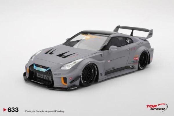 (預購) TopSpeed 1/18 日產 Nissan LB-Silhouette WORKS GT 35GT-RR Ver.1 Matt Grey TS0633 20260323 TopSpeed 1/18 日產 Nissan LB-Silhouette WORKS GT 35GT-RR Ver.1 Matt Grey TS0633