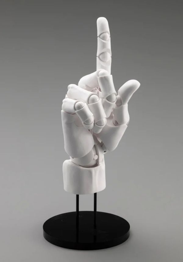 Kotobukiya 壽屋 加加美高浩×壽屋 Artist Support Item 終極手部模型 男手 白色 右手 Kotobukiya 壽屋 加加美高浩×壽屋 Artist Support Item 終極手部模型 男手 白色 右手