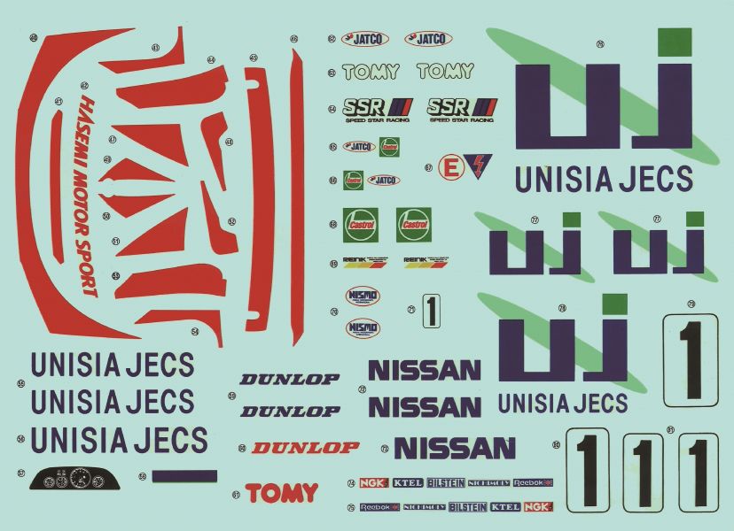 1/12 UNISIA JECS SKYLINE BNR32 1993 JTC FUJIMI AXES5 富士美 複合材質 組裝模型 FUJIMI,富士美,1/12,AXES,NISSAN,SKYLINE,GT-R,NISMO,R32,UNISIA,JECS,1993,JTC,