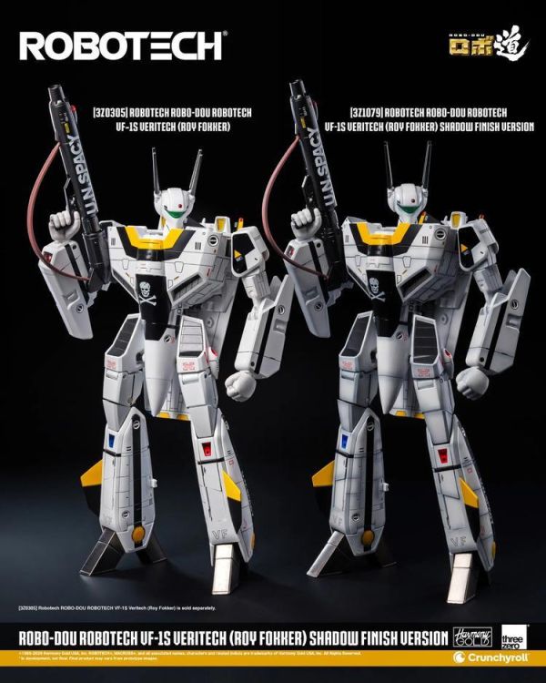 (預購) threezero ROBO-DOU 超時空要塞 VF-1S 變形戰鬥機 洛福卡 明暗塗裝版 20.3cm 3Z10796W0 20260825 threezero ROBO-DOU 超時空要塞 VF-1S 變形戰鬥機 洛福卡 明暗塗裝版 20.3cm 3Z10796W0