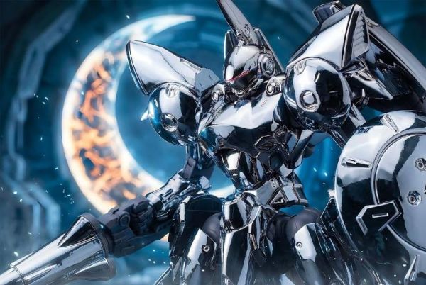 (預購) 酋長大陸 超動騎兵 阿克塔恩 銀色電鍍版 組裝模型 20260507 酋長大陸 超動騎兵 阿克塔恩 銀色電鍍版 組裝模型