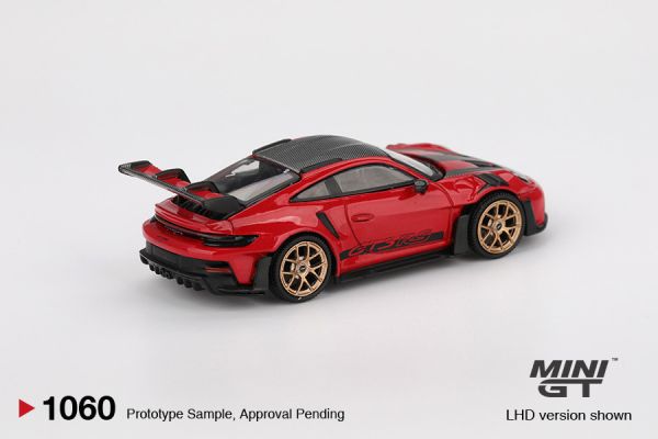 MINIGT 1/64 保時捷 Porsche 911 (992) GT3 RS Weissach Package Guards Red MGT01060-L MINIGT 1/64 保時捷 Porsche 911 (992) GT3 RS Weissach Package Guards Red MGT01060-L