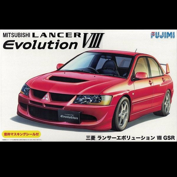 1/24 三菱 LANCER Evolution VIII GSR FUJIMI ID180 富士美 組裝模型   EVO鯊 FUJIMI,1/24,ID,三菱,MITSUBISHI,LANCER,EVOLUTION,EVO,GSR,
