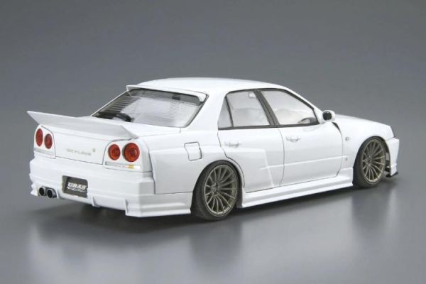 (預購) AOSHIMA 青島 1/24 改裝#4 日產 Skyline URAS ER34 TYPE-R "01 組裝模型 20260707 AOSHIMA 青島 1/24 改裝#4 日產 Skyline URAS ER34 TYPE-R "01 組裝模型