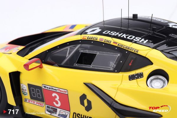(預購) TOP SPEED 1/18 雪佛蘭 Chevrolet Corvette Z06 GT3.R #3 Corvette Racing by Pratt Miller Motorsports 2026 IMSA Daytona 24 Hrs TS0717 20260824 TOP SPEED 1/18 雪佛蘭 Chevrolet Corvette Z06 GT3.R #3 Corvette Racing by Pratt Miller Motorsports 2026 IMSA Daytona 24 Hrs TS0717