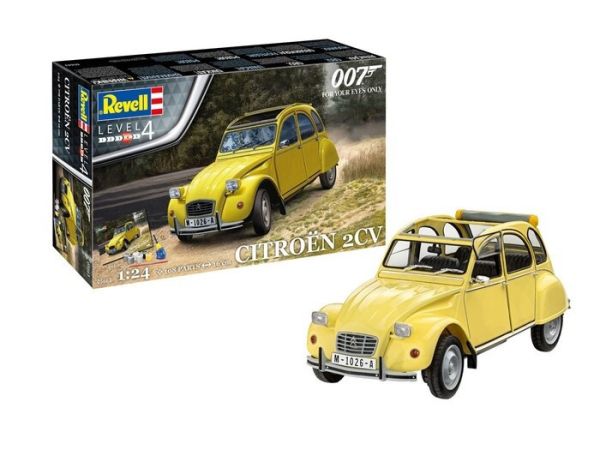 Revell 1/24 雪鐵龍 Citroen 2CV 007最高機密 組裝模型 Revell 1/24 雪鐵龍 Citroen 2CV 007最高機密 組裝模型