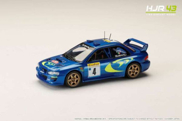 Hobby JAPAN 1/43 速霸陸 SUBARU IMPREZA WRC MONTE CARLO 1998 蒙地卡羅站 #4號 HJR431003B Hobby JAPAN 1/43 速霸陸 SUBARU IMPREZA WRC MONTE CARLO 1998 蒙地卡羅站 #4號 HJR431003B