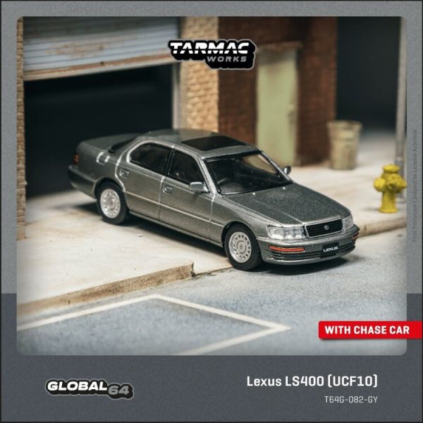 (預購) TARMAC WORKS 1/64 凌志 Lexus LS400 (UCF10) Flint Grey T64G-082-GY (預購) TARMAC WORKS 1/64 凌志 Lexus LS400 (UCF10) Flint Grey T64G-082-GY
