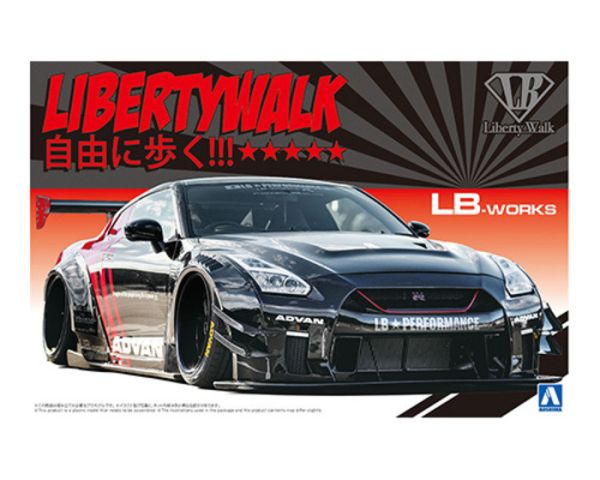 AOSHIMA 青島 1/24 自由步行#13 LB★Works R35 GT-R type 2 ver.2 AOSHIMA 青島 1/24 自由步行#13 LB★Works R35 GT-R type 2 ver.2