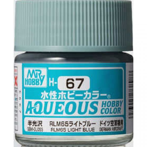 GSI 郡氏 水性漆 H-067 RLM65 淡藍色 GSI,郡氏,水性漆,H-067,RLM65,淡藍色,