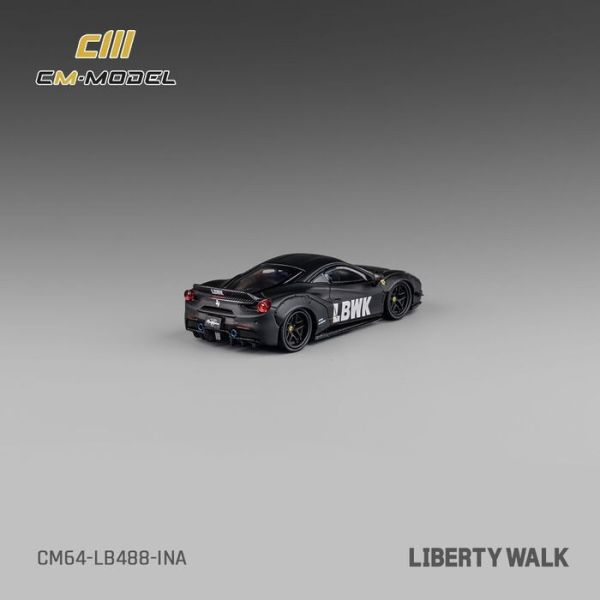 CM model 1/64 法拉利 Ferrari LBWK F488 印尼限定版 霧面黑 CM model 1/64 法拉利 Ferrari LBWK F488 印尼限定版 霧面黑