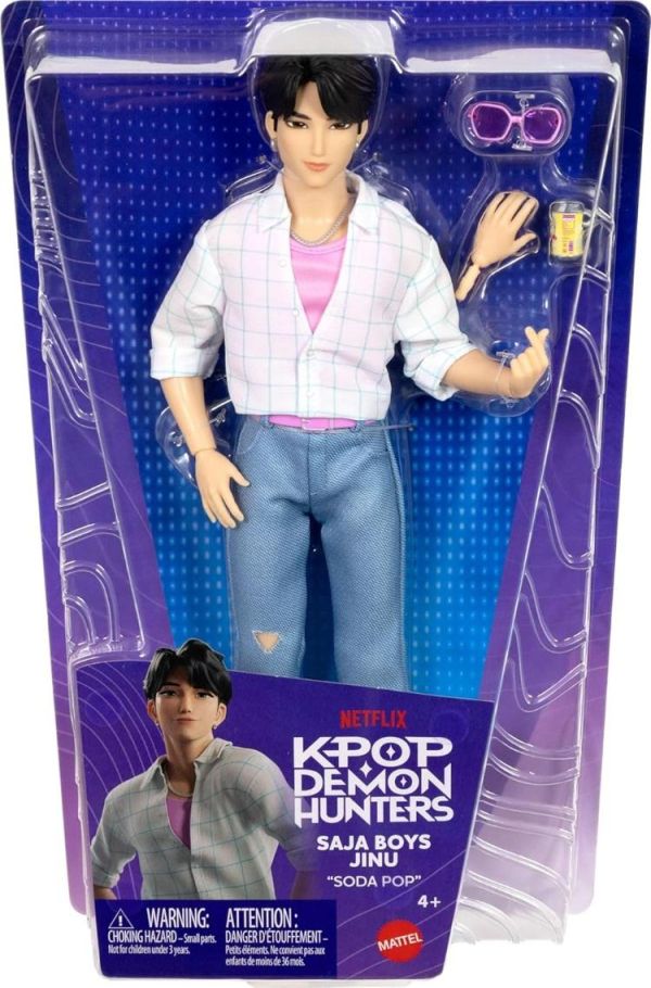 (預購) Mattel KPOP 獵魔女團 SAJA BOYS 振宇 Jinu SODA POP Ver. 可動完成品 20260715 Mattel KPOP 獵魔女團 SAJA BOYS 振宇 Jinu SODA POP Ver. 可動完成品
