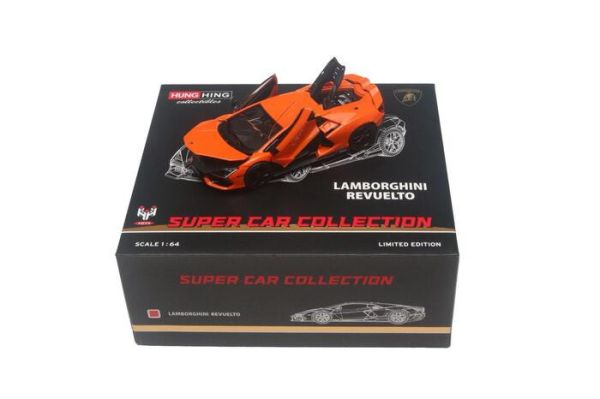 HH TOYS × TMCS 1/64 藍寶堅尼 LAMBORGHINI REVUELTO ARANCIO BOREALIS 2025 特別限定車 HS006-02 HH TOYS × TMCS 1/64 藍寶堅尼 LAMBORGHINI REVUELTO ARANCIO BOREALIS 2025 特別限定車 HS006-02