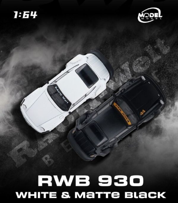 (預購) Model Model 1/64 保時捷 RWB930 White MM64-RWB930-004 20250924 (預購) Model Model 1/64 保時捷 RWB930 White MM64-RWB930-004 20250924