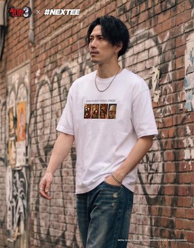 NEXTee 合金彈頭MetalSlug Special Team 寬版短袖T恤 黑&白 NEXTee 合金彈頭MetalSlug Special Team 寬版短袖T恤 黑&白