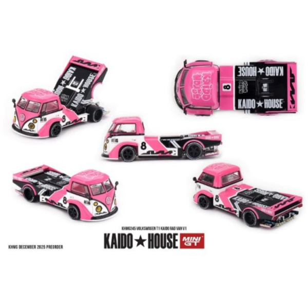 (預購) KAIDO HOUSE x MINIGT 1/64 福斯 Volkswagen T1 KAIDO RADVANV1 KHMG245 20251218 KAIDO HOUSE x MINIGT 1/64 福斯 Volkswagen T1 KAIDO RADVANV1 KHMG245