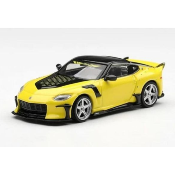 (預購) [吊卡版] MINIGT 1/64 日產 Nissan Z VeilSide FFZ400 Ikazuchi Yellow LHD MGT01316-BL 20260618 [吊卡版] MINIGT 1/64 日產 Nissan Z VeilSide FFZ400 Ikazuchi Yellow LHD MGT01316-BL