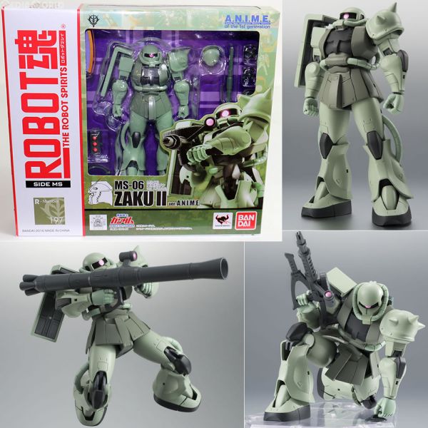 ROBOT魂 機動戰士鋼彈 MS-06 量產型薩克 綠薩克 ver. A.N.I.M.E. ROBOT魂,量產型薩克,綠薩克