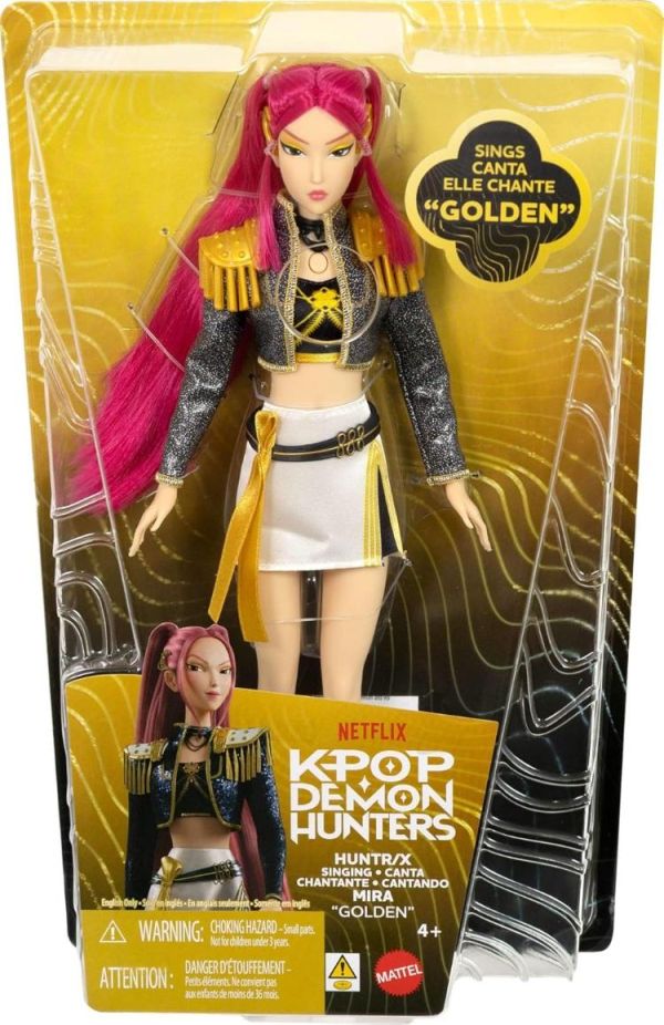 (預購) Mattel KPOP 獵魔女團 米拉 Mira GOLDEN 打歌服 無武器 可動完成品 20260715 Mattel KPOP 獵魔女團 米拉 Mira GOLDEN 打歌服 無武器 可動完成品