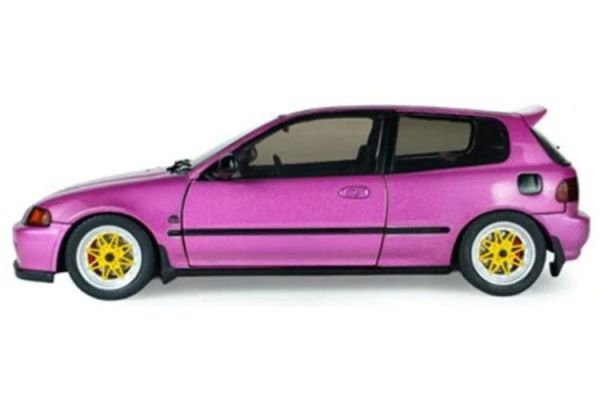 (預購) SOLIDO 1/18 本田  HONDA CIVIC (EG6) SOLIDO WORKS PINK METALLIC PINK 1991 S1810409 20260514 SOLIDO 1/18 本田  HONDA CIVIC (EG6) SOLIDO WORKS PINK METALLIC PINK 1991 S1810409