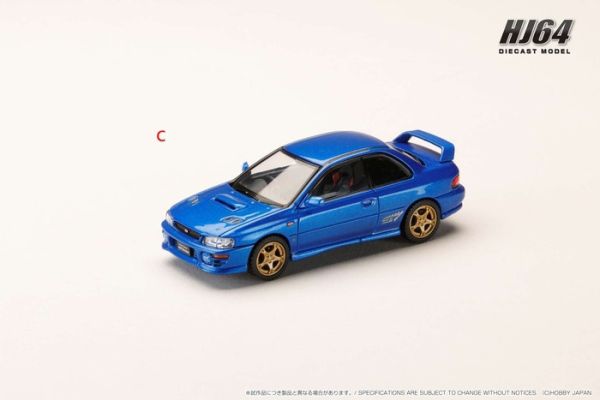 Hobby JAPAN 1/64 速霸陸 SUBARU Impreza PURE SPORTS COUPE WRX type R STi Version 雲母藍 HJ641079ABL Hobby JAPAN 1/64 速霸陸 SUBARU Impreza PURE SPORTS COUPE WRX type R STi Version 雲母藍 HJ641079ABL