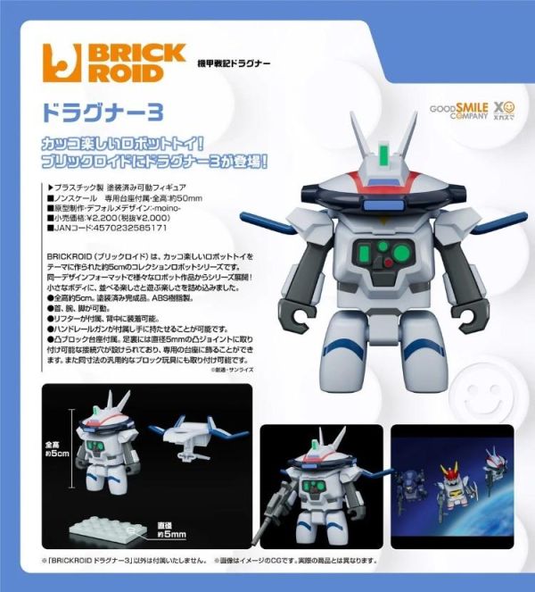 (預購) Good smile BRICKROID 機甲戰記龍騎兵 龍騎兵3 20260707 Good smile BRICKROID 機甲戰記龍騎兵 龍騎兵3