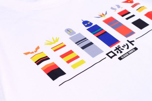 NEXTee 翻轉模玩系列 經典機器人 短袖T恤 白色＆黑色 NEXTee 翻轉模玩系列 經典機器人 短袖T恤 白色＆黑色