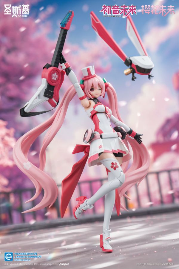 (預購) 聖斯基 初音未來 櫻花未來 粉紅音爆 組裝模型 聖斯基 初音未來 櫻花未來 粉紅音爆 組裝模型
