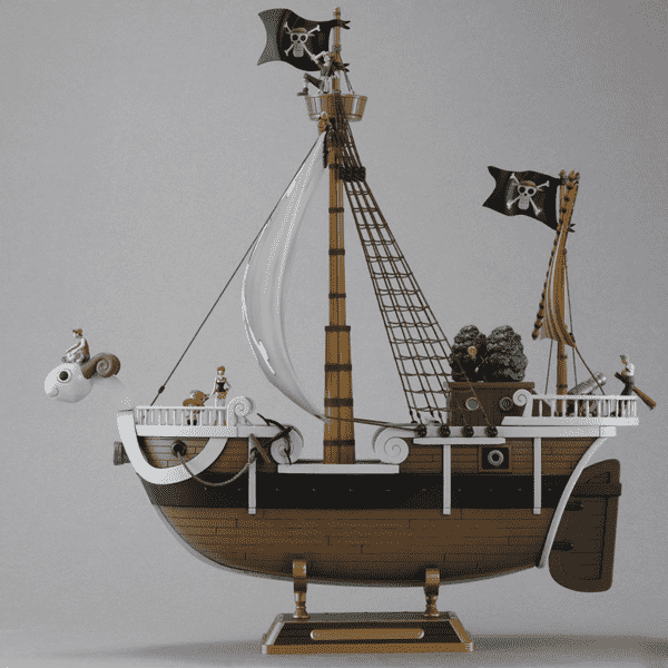 BANDAI 海賊王 黃金梅莉號 航海王 萬代組裝模型 無比例 草帽海賊團 海賊王 ,無比例 ,草帽海賊團 ,千陽號 ,組裝模型 ,新世界編Ver.