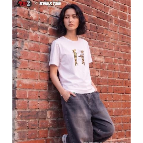 NEXTee 合金彈頭MetalSlug Eri/Fio 短袖T恤 黑&白 分別販售 NEXTee 合金彈頭MetalSlug Eri/Fio 短袖T恤 黑&白 分別販售