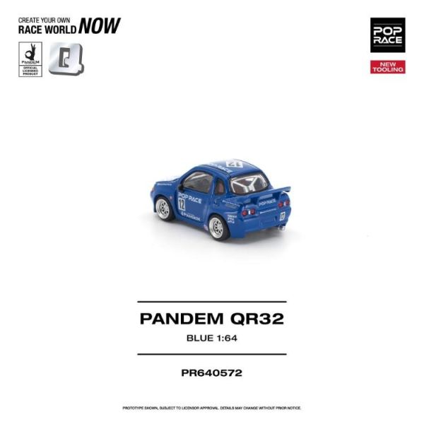 (預購) POP RACE 1/64 PANDEM QR32 BLUE PR640572 20260813 POP RACE 1/64 PANDEM QR32 BLUE PR640572