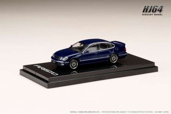 Hobby JAPAN 1/64 豐田 Toyota ARISTO V300 VERTEX EDITION 前期版 改裝式樣 雲母藍 HJ642030CBL Hobby JAPAN 1/64 豐田 Toyota ARISTO V300 VERTEX EDITION 前期版 改裝式樣 雲母藍 HJ642030CBL