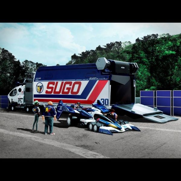 (預購) [特典版] MEGAHOUSE C.F.C Heritage Edition DX 閃電霹靂車SUGO 車隊運輸維修車 10V5000 -L.E套組 20260413 [特典版] MEGAHOUSE C.F.C Heritage Edition DX 閃電霹靂車SUGO 車隊運輸維修車 10V5000 -L.E套組