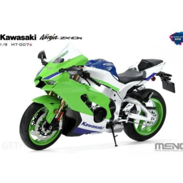 MENG 1/9 川崎 Ninja ZX-10R 悅色版 組裝模型 MENG 1/9 川崎 Ninja ZX-10R 悅色版 組裝模型