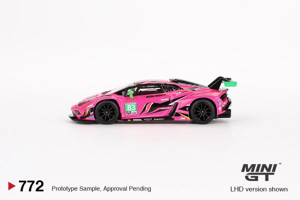 MINIGT 1/64 藍寶堅尼 Lamborghini Huracán GT3 EVO2 #83 Iron Dames  IMSA 2023 戴通納24耐 MINIGT 1/64 藍寶堅尼 Lamborghini Huracán GT3 EVO2 #83 Iron Dames  IMSA 2023 戴通納24耐