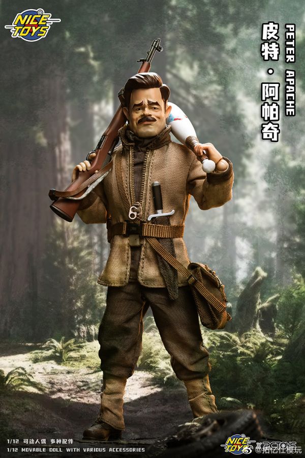 NICETOYS 1/12 萌軍系列 第一彈 阿帕奇 可動完成品  NICETOYS 1/12 萌軍系列 第一彈 阿帕奇 可動完成品 