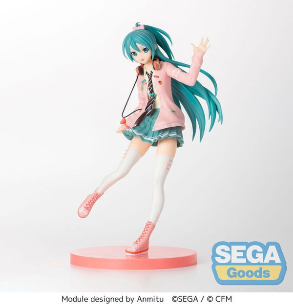 [再販] SEGA 景品 初音未來 Project DIVA Arcade Future Tone SPM公仔 蝴蝶結女孩 [再販] SEGA 景品 初音未來 Project DIVA Arcade Future Tone SPM公仔 蝴蝶結女孩