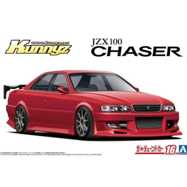 (預購) AOSHIMA 1/24 改裝#16 豐田 Kunny'z JZX100 Chaser Tourer V"98 組裝模型 20260407 AOSHIMA 1/24 改裝#16 豐田 Kunny'z JZX100 Chaser Tourer V"98 組裝模型
