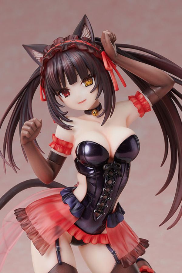 KADOKAWA 1/7 約會大作戰DATE A BULLET 赤黑新章 原作版 時崎狂三 貓耳ver. PVC完成品 KADOKAWA 1/7 約會大作戰DATE A BULLET 赤黑新章 原作版 時崎狂三 貓耳ver. PVC完成品