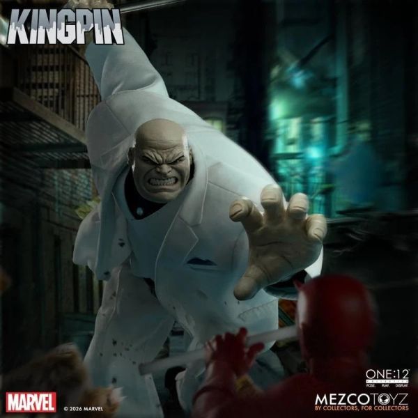 (預購) Mezco Toyz One:12 Collective 漫威 金霸王 約18cm 可動完成品 20260907 Mezco Toyz One:12 Collective 漫威 金霸王 約18cm 可動完成品