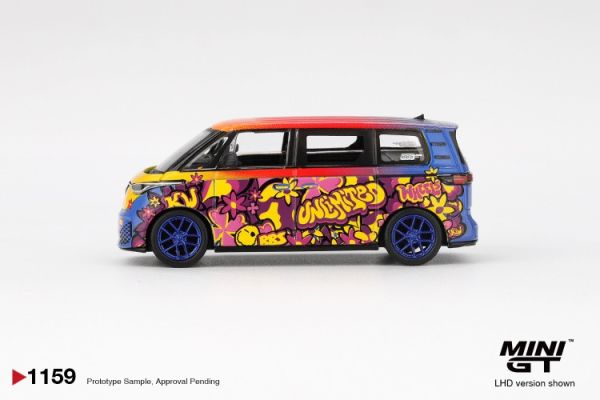 (預購) MINIGT 1/64 福斯 Volkswagen ID.Buzz KW/BBS LHD 吊卡版 MGT01159-BL 20251113 MINIGT 1/64 福斯 Volkswagen ID.Buzz KW/BBS LHD 吊卡版 MGT01159-BL